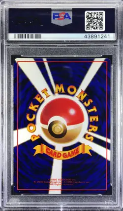 Pokemon Japanese Ori Vending 128 Tauros Series 3 1998 Card III PSA 10 43891241 - Image 2