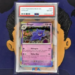PSA 8 NEAR MINT 2023 Pokemon Mew 151 GENGAR #094 Holo Rare - Image 2