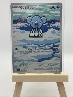 Cubchoo 109/086 Illustration Rare Pokemon TCG SV: Black Bolt NM - Image 1