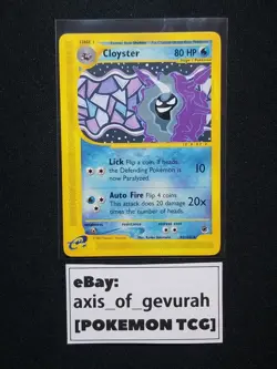 Cloyster 42/165 [NM] Expedition Base Set WOTC Wizards of the Coast Pokemon - Image 1
