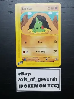 Larvitar 116/165 [LP] Base Set WOTC Wizards of the Coast Pokemon - Image 1
