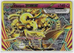 POKEMON XY BREAKthrough NM Near Mint Rare HOLO #104/162 FLORGES BREAK + FREE S&H - Image 1