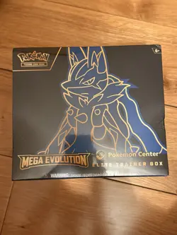 Pokemon Center Mega Evolution Elite Trainer Box ETB Lucario New and Sealed - Image 1