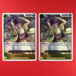 One Piece CCG | (Kikunojo | OP06-104) x2 | Playset Rare English Card TCG Foil - Image 1