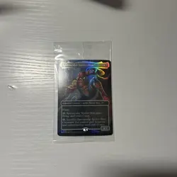 Magic The Gathering Marvel Legends Spectacular Battle Damaged Spider-Man Card - Image 1