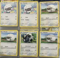 Pokemon TCG Wooloo Lot Of 6 Cards All Near Mint As Pictured - Image 1