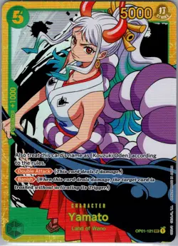 Yamato OP01-121 SEC English PRB01 - One Piece Card - NM - Image 1