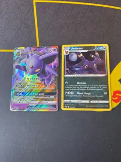 UMBREON & ESPEON - 2 Pokemon Card Lot - Japanese Espeon GX - Umbreon Promo! - Image 1