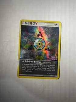 Pokemon Holon Phantoms Delta Rainbow Energy 98/110 Reverse Holo Stamped Card - Image 1