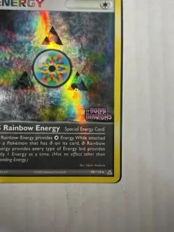 Pokemon Holon Phantoms Delta Rainbow Energy 98/110 Reverse Holo Stamped Card - Image 2