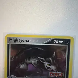 Mightyena 18/108 Pokemon Card - Lightly Used, Great Condition! - Image 2