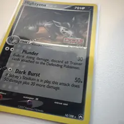 Mightyena 18/108 Pokemon Card - Lightly Used, Great Condition! - Image 4