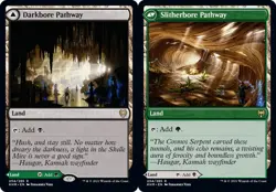 1x Darkbore Pathway // Slitherbore Pathway NM-Mint, English Kaldheim MTG Magic - Image 1