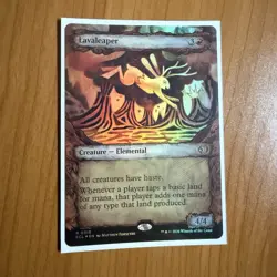 Lavaleaper - Showcase (FOIL) - Lorwyn Eclipsed - N/M - MTG Magic The Gathering - Image 1