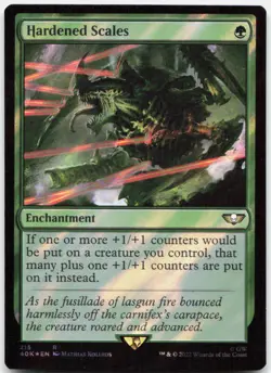 Hardened Scales (Surge Foil) *Foil* 40K 215 NM - Image 1
