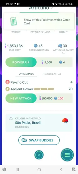 Pokemon Go Galerian Articuno (Normal) - Image 2