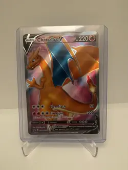 Pokemon TCG Charizard v SWSH050 Black Star Promo Full Art - Image 1