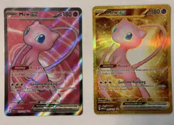 Pokemon 151 Mew ex Lot Gold 205/165 & Full Art 193/165 HR UR NM - Image 1