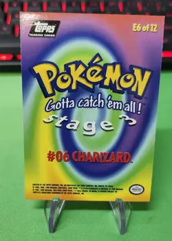Pokemon Topps Charizard E6 of 12 LP - Image 2