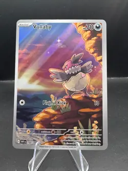 Pokemon TCG Vullaby 144/086 SV11W: White Flare Illustration Rare Holo Nm - Image 1