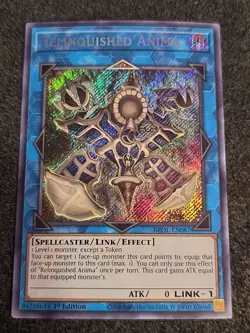 Yugioh Relinquished Anima BROL-EN087 Secret Rare 1st Ed NM - Image 1