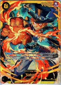 Sabo OP07-118 SEC English 500 Years in the Future - One Piece Card - NM - Image 1