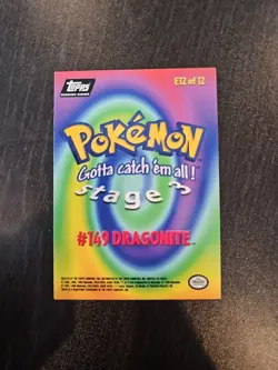 Topps Dragonite #149 Pokemon Non-Holo Trading Card Black Label - Image 2