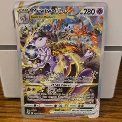 Pokemon Piplup Basic Holo & Mewtwo VSTAR Chase Card Lot 2019 2023 English - Image 2