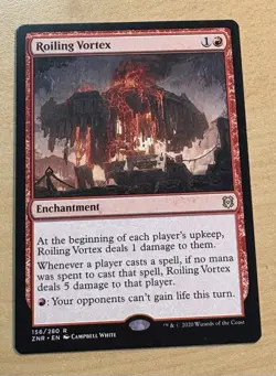 MTG Roiling Vortex Card, Zendikar Rising - Image 1