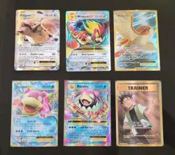 💥 Pokemon TCG XY Evolutions Ultra Rare Lot 6 cards Pidgeot Slowbro Brock - Image 1