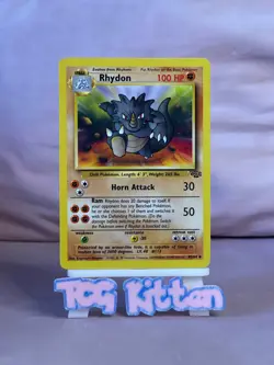 Rhydon - 45/64 - Uncommon - Jungle Set - Pokemon Card - LP/MP - TCGKITTEN - Image 1