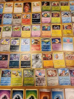 Pokemon Cards Lot. More Than 290. Includes 4 Unopened Packs. - Image 3