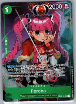 Perona (Illustration Box Vol.4) OP09-034 Promo - One Piece Card Game - NM - Image 1