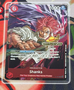 One Piece Card Game - P-083 Shanks - CS 25-26 Promo - Image 1