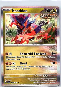 Koraidon 119/162 Holo SV05: Temporal Forces - Pokemon Card - NM - Image 1
