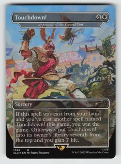 Touchdown! - Approach of the Second Sun (Borderless) *Foil* SLD 1035 NM - Image 1