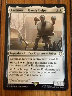 Codsworth, Handy Helper - Fallout - MTG - 0014 - Image 1
