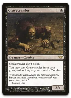Gravecrawler #64 (LP) Dark Ascension DKA Magic MTG - Image 1