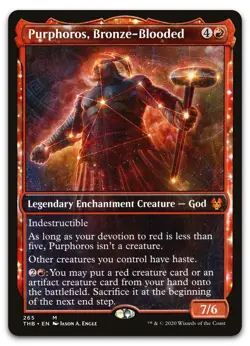 Purphoros, Bronze-Blooded (Showcase) #265 (NM) Theros Beyond Death THB Magic MTG - Image 1