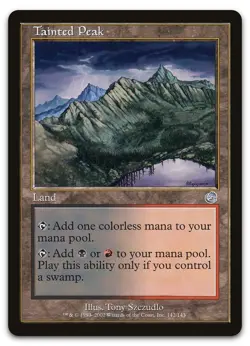 Tainted Peak #142 (LP) Torment TOR Magic MTG - Image 1
