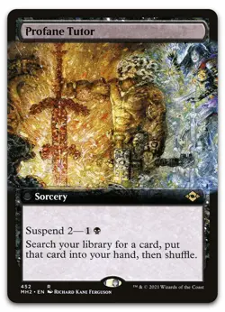 Profane Tutor (Extended Art) #452 (NM) Modern Horizons 2 MH2 Magic MTG - Image 1