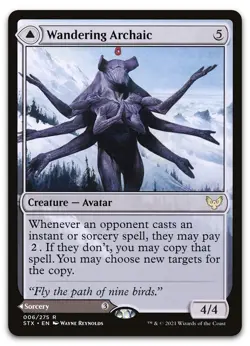 Wandering Archaic #6 (NM) Strixhaven STX Magic MTG - Image 1