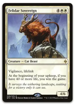 Felidar Sovereign #26 (LP) Battle for Zendikar BFZ Magic MTG - Image 1