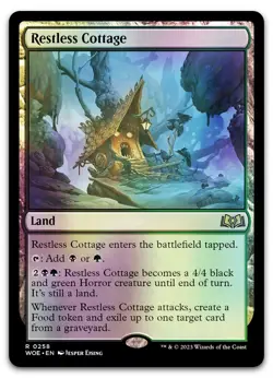 Restless Cottage #258 (Foil) (NM) Wilds of Eldraine WOE Magic MTG - Image 1
