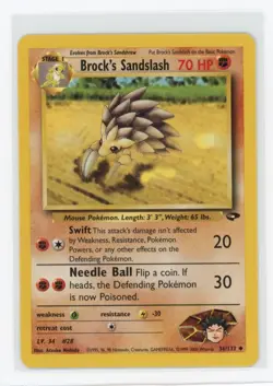 Pokemon Gym Challenge #036/132 Brock's Sandslash - Image 1
