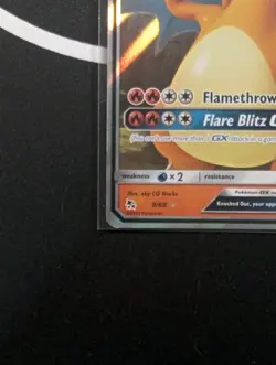 Charizard GX 9 Hidden Fates Holo Ultra Rare Full Art - Pokemon TCG - Image 5