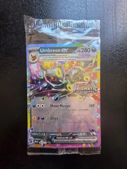 Umbreon EX 060/131 Prismatic Evolutions Stamped Promo Pokemon Card - NM SEALED - Image 1
