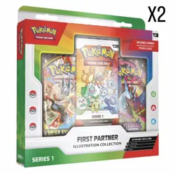 2X Pokemon First Partner Illustration Collection Boxes Pre Order - 20/03/2026 - Image 1