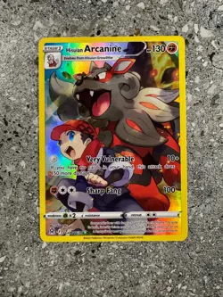 Pokemon TCG Hisuian Arcanine TG08/TG30 Lost Origin Trainer Gallery Art Rare - Image 1