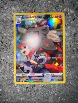 Pokemon TCG Hisuian Arcanine TG08/TG30 Lost Origin Trainer Gallery Art Rare - Image 3